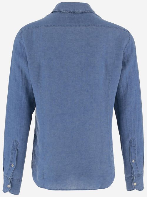 Linen Shirt — Navy