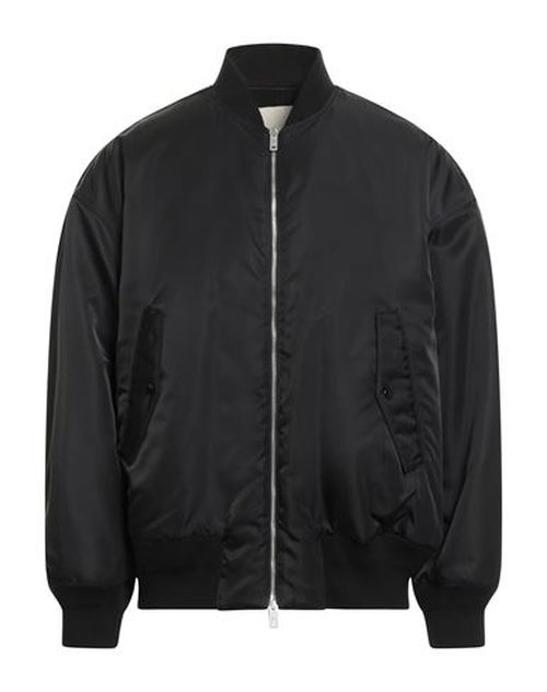 Man Jacket Black Size 38 Polyamide, Cotton, Elastane