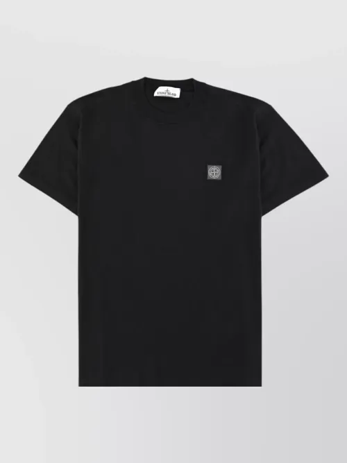 Stone Island - logo patch crew neck short sleeve t-shirt