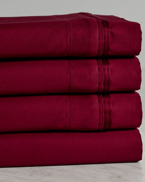 650 Thread Count Egyptian Cotton Solid Deep Pocket Sheet Set