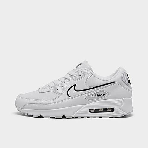 Men's Air Max 90 Casual Shoes in White/Black