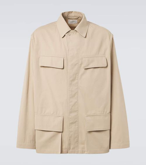 Cotton twill overshirt