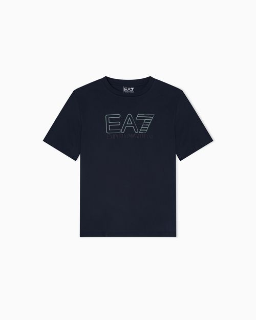Visibility cotton jersey T-shirt with logo