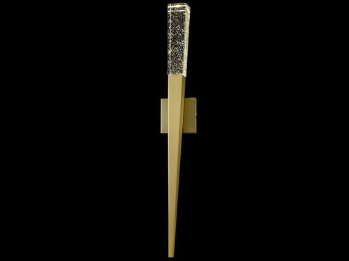 The Original Glacier Avenue 1-Light Wall Sconce in Brushed Bra