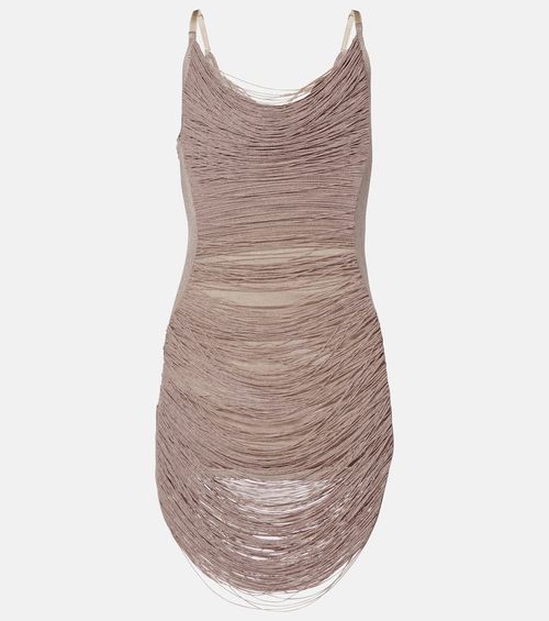 Fringed minidress