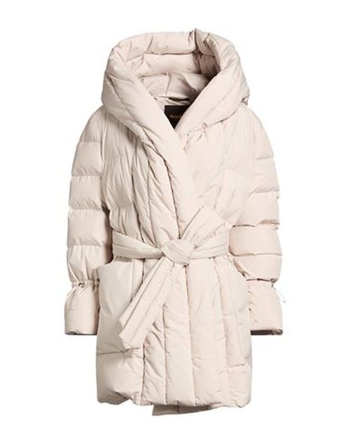 Woman Puffer Ivory Size 6 Polyester