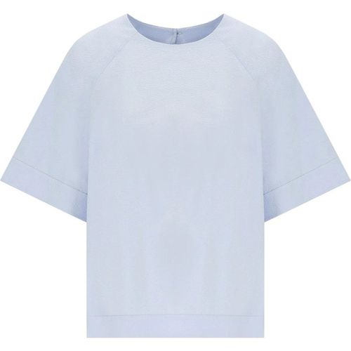 Mm Max Mara Ridente Light Blue Blouse