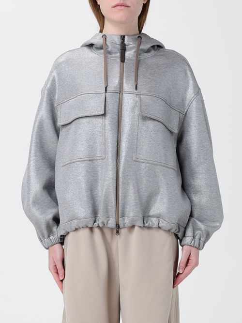 Jacket Woman color Silver
