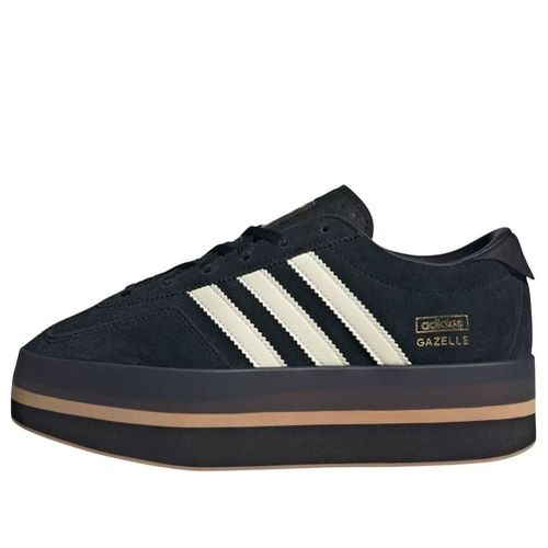(WMNS) Gazelle Stack 'Core Black Cream Gum'