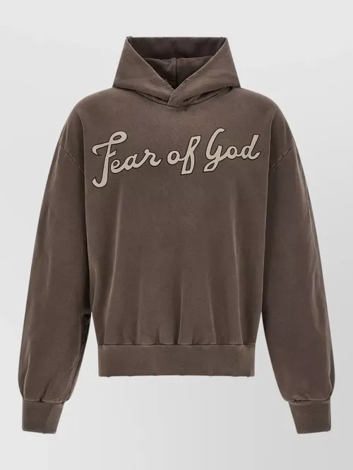Fear Of God - 26 raglan hoodie relaxed fit ribbed cuff