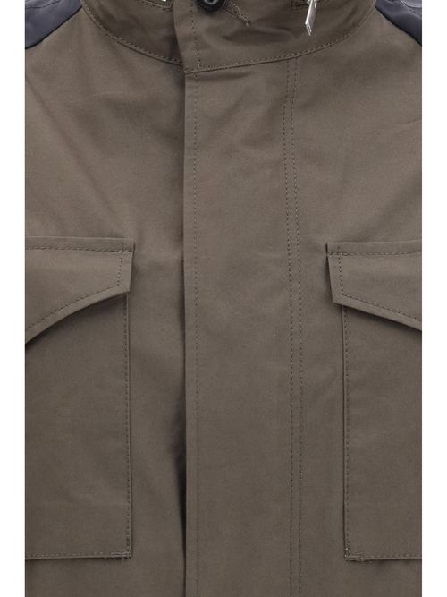 Nylon and Cotton Jacket — Khaki