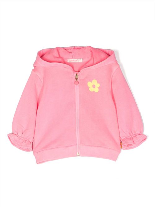 Logo-print hoodie - Pink