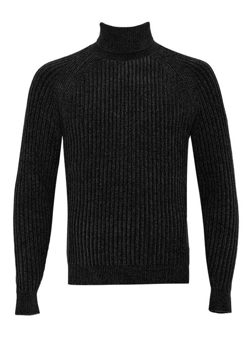Velvet Rave Ribbed Turtleneck