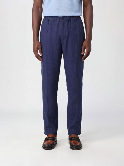 Pants Men color Blue