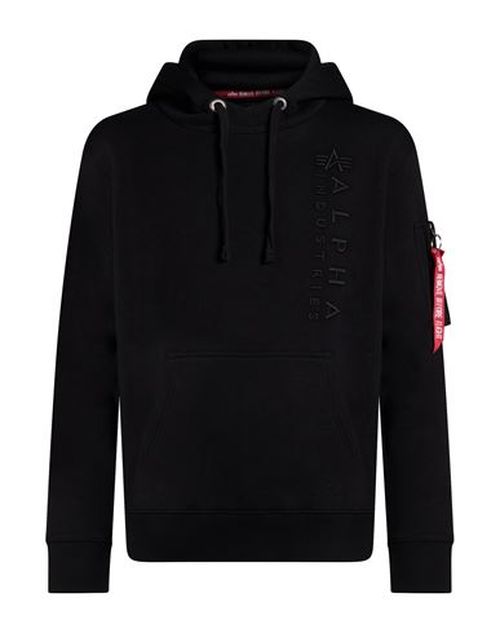 Man Sweatshirt Black Size M Cotton, Polyester