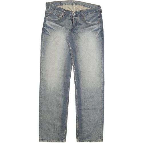 LEVI'S 599 Womens Regular Jeans Blue Denim Cotton Blend Button W31 L34 Classic