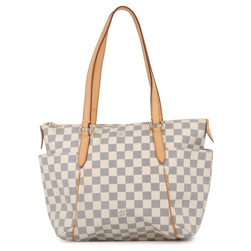 Louis Vuitton Damier Azur Beige Damier Azur Handbag Shoulder Bag Tote Bag Pre-Owned