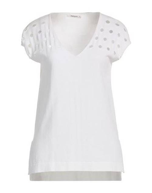 Woman Sweater White Size 4 Cotton