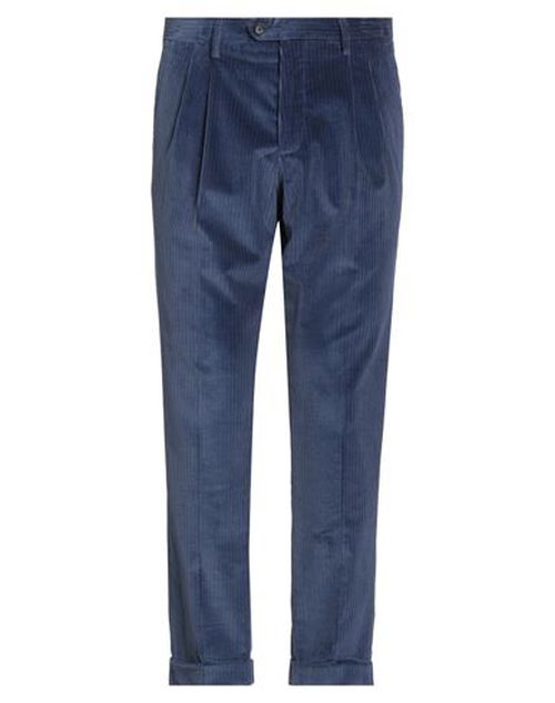 Man Pants Blue Size 36 Cotton
