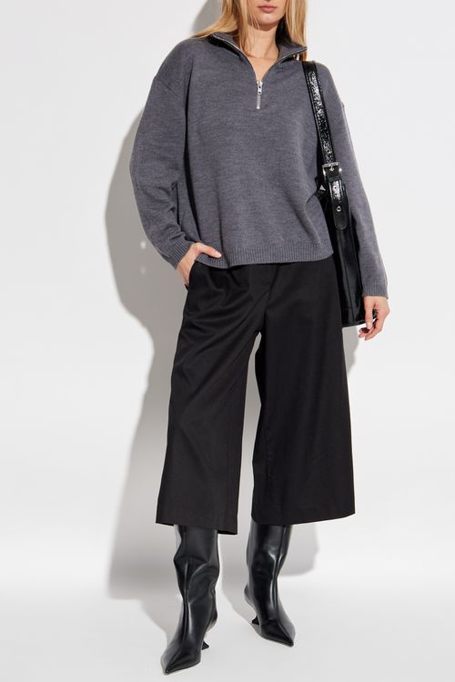 Trousers With Logo, Women's, Black