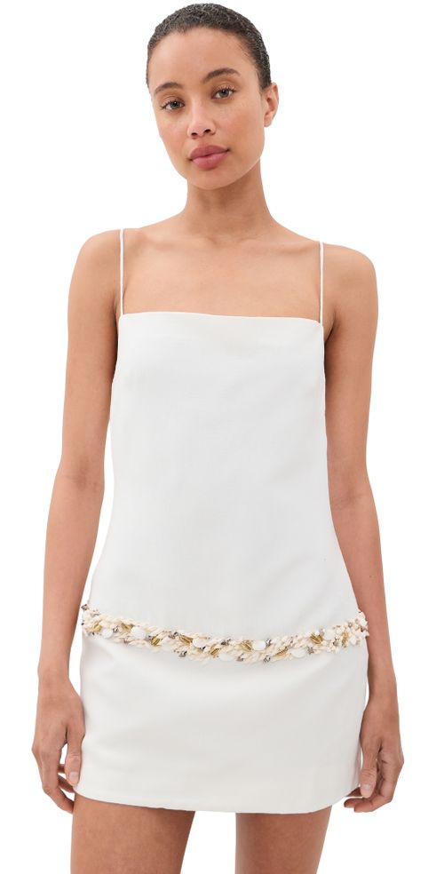 Shell Mini Dress Ivory