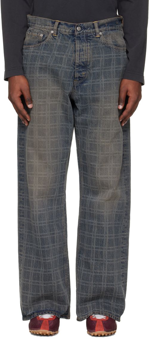 Blue Loose-Fit Jeans