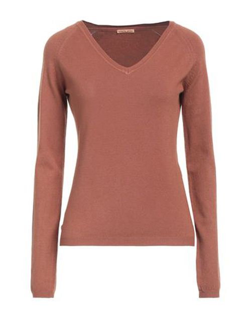 Woman Sweater Brown Size L Viscose, Modal, Nylon