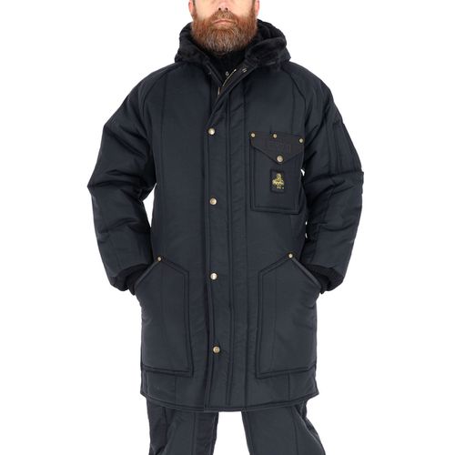 Big & Tall Iron-Tuff Ice Parka with Hood Water-Resistant Insulated Coat - Navy