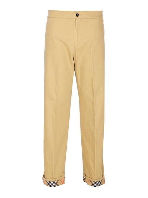 Check Logo Pants