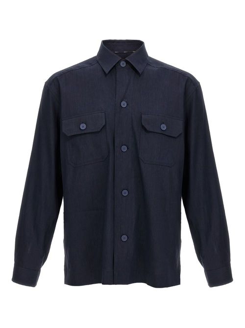 Cole long-sleeve shirt - Blue