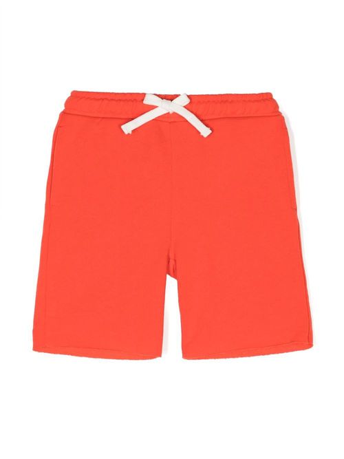 Drawstring-fastening waist shorts