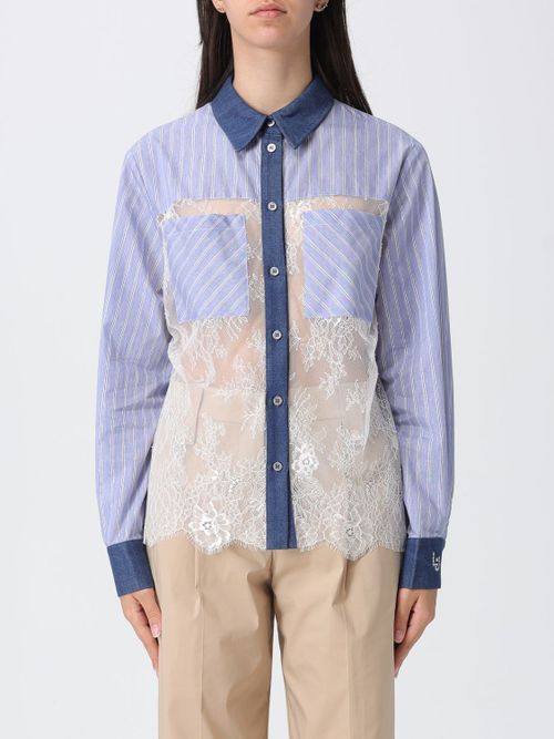 Shirt Woman color Denim