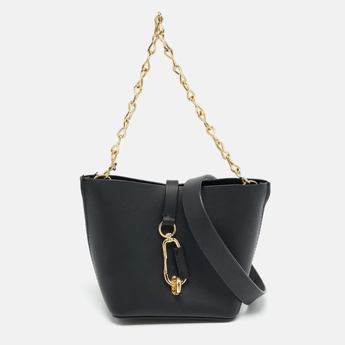 Belay Black Leather Crossbody Bag