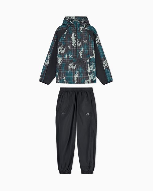 Regular fit hooded tracksuit Ventus7 in technical fabric