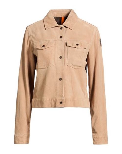 Woman Jacket Sand Size S Goat skin