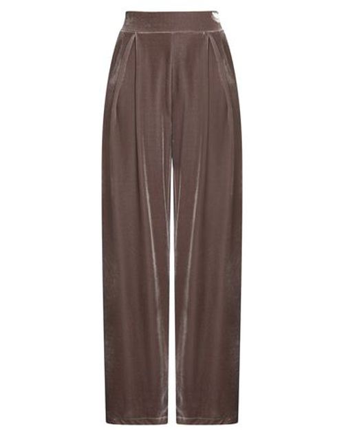 Woman Pants Grey Size S Polyester, Elastane