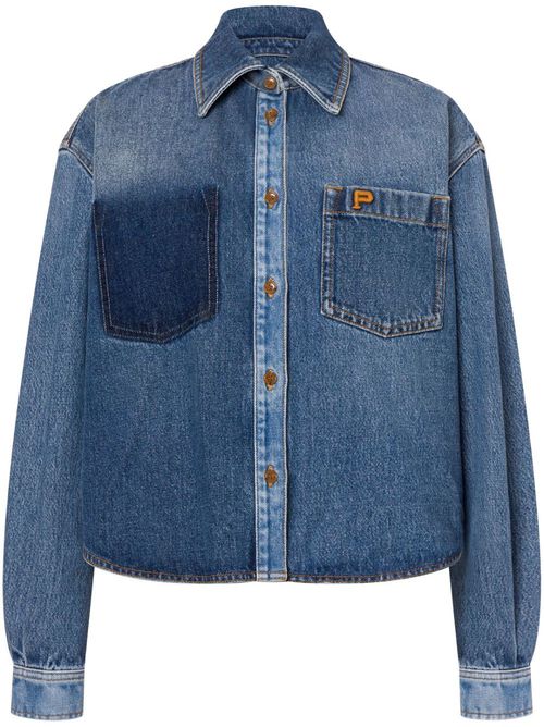 Cotton denim shirt - Blue
