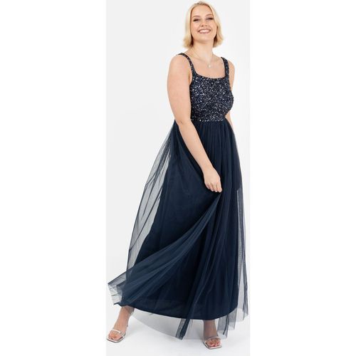 Embellished Strappy Maxi Dress