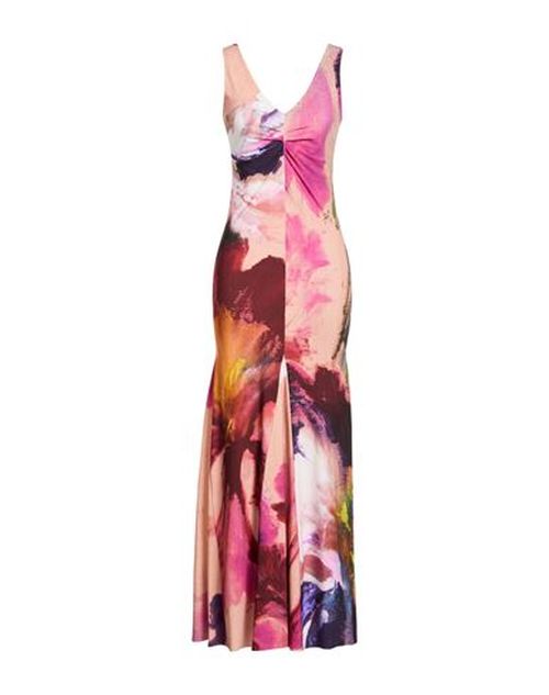 Woman Maxi dress Pink Size 1 Polyamide, Elastane