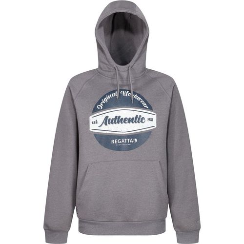 Regatta Mens Original Hoodie (Rock Grey Marl) - Size Medium