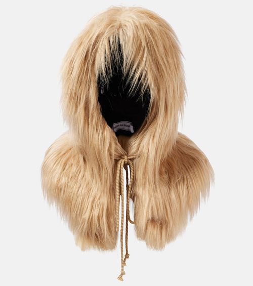 Faux fur hood