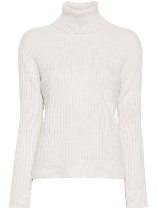 Roll-neck jumper - Neutrals