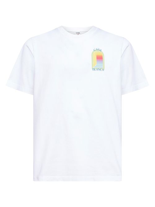 Logo-Embroidered Organic Cotton T-Shirt — White