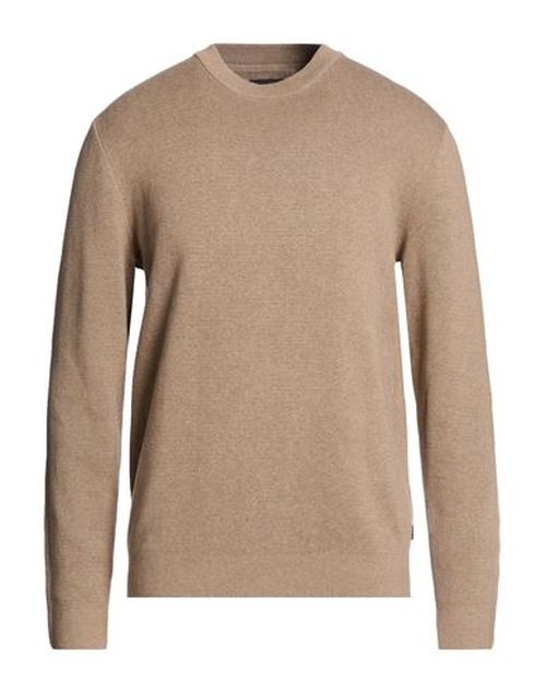 Premium Man Sweater Light brown Size L Organic cotton, Cotton