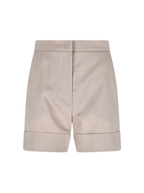 Virgin Wool Blend Shorts