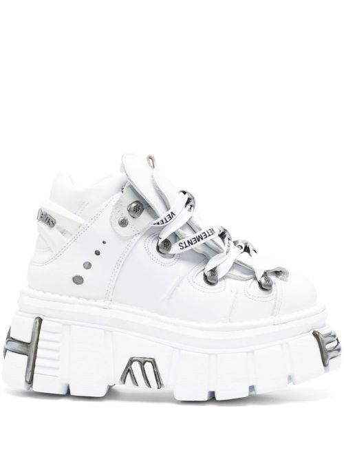 X New Rock platform sneakers - White
