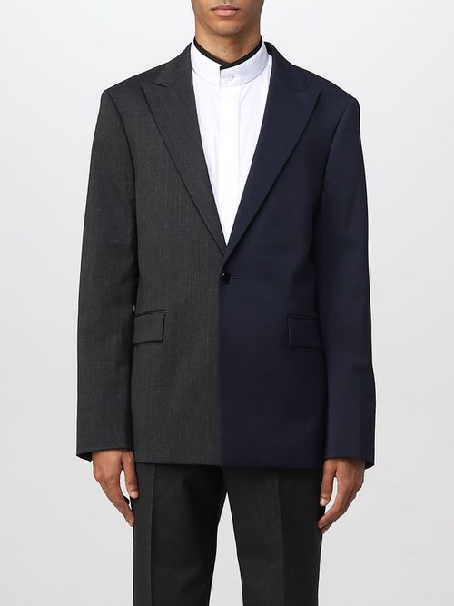 Blazer Men color Blue