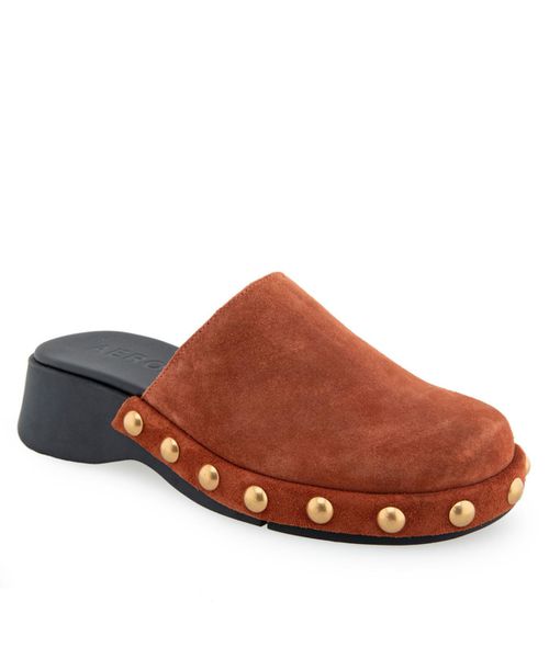 Women's Faye Clogs - Ginger Bread Suede