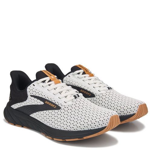 Men's Anthem 6 Running Shoes (White/Black/Tan)