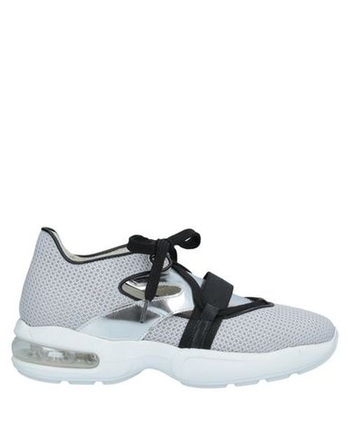 Woman Sneakers Light grey Size 9 Textile fibers, Soft Leather